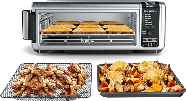 1. Ninja SP101 Digital Air Fry Countertop Oven with 8-in-1 Functionality