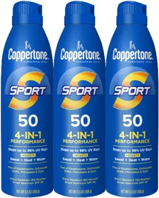 8. Coppertone SPORT Sunscreen Spray SPF 50