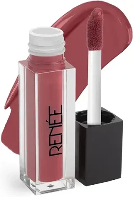 12. RENEE Stay With Me Mini Matte Lip Color, Long Lasting, Non Transfer, Water & Smudge Proof, Light Weight Liquid Lipstick, Desire for Brown 2ml