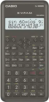 8. Casio FX-350MS 2nd Gen Non-Programmable Scientific Calculator, 240 Functions and 2-line Display