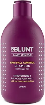 1. BBlunt Hair Fall Control Shampoo with Pea Protein & Caffeine