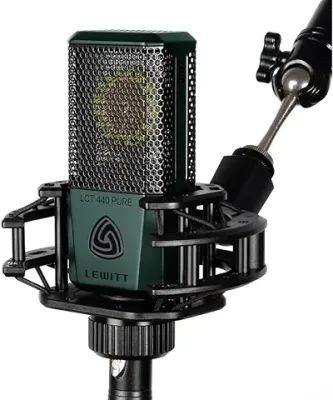 15. Lewitt LCT 440 Pure - VIDA Limited Edition Single-Pattern 1" XLR Unidirectional Large Diaphragm Professional Studio Condenser Microphone for Vocals and Instruments