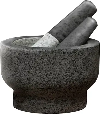 7. ChefSofi Extra Large 8 Inch 5 Cup-Capacity Mortar and Pestle Set