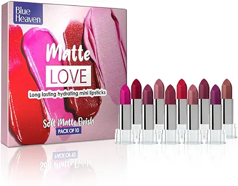 6. Blue Heaven Matte Love Mini Lipsticks