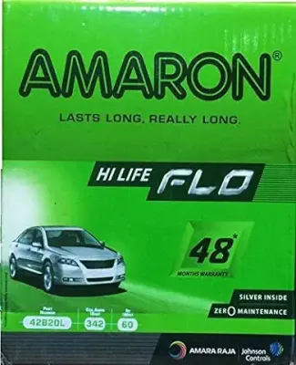 5. Amaron FL-00042B20L Flo 12 Volts 35Ah Front Car Battery