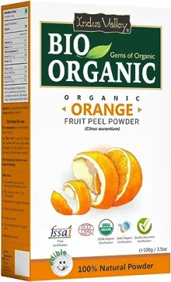 2. Indus Valley Bio Organic Orange Peel Powder