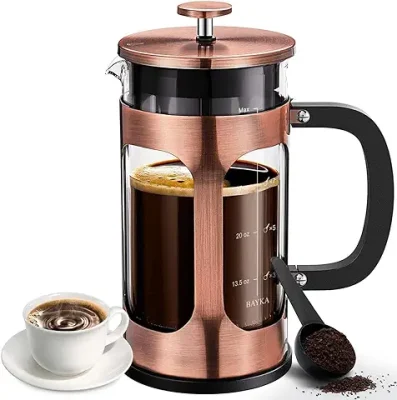 1. BAYKA 34 Ounce 1 Liter French Press Coffee Maker