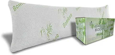 5. DreamField Linen Rayon of Bamboo Body Pillow