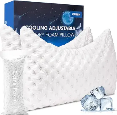 9. Cooling Side Sleeper Pillow for Neck and Shoulder Pain