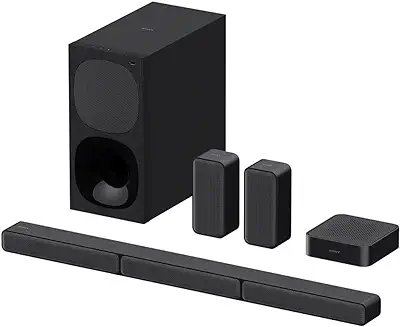 3. Sony HT-S40R Real 5.1ch Dolby Audio Soundbar for TV with Subwoofer & Wireless Rear Speakers