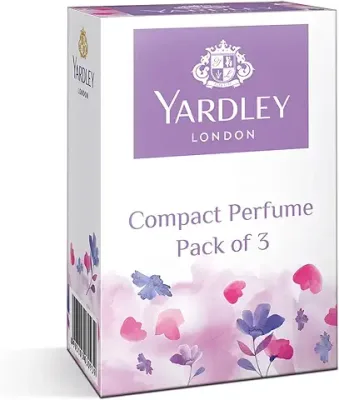 7. Yardley London Premium Compact Perfume For Women| Autumn Bloom, Country Breeze, and Morning Dew Perfume Tripack| Floral Fragrance| 90% Naturally derived | 18ml Each