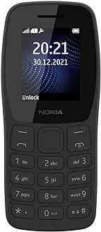 7. Nokia 105 Classic | Single SIM Keypad Phone with Built-in UPI Payments, Long-Lasting Battery, Wireless FM Radio, No Charger in-Box | Charcoal
