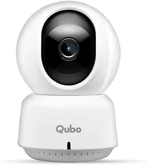 6. Qubo Smart 360 WiFi CCTV Security Camera for Home from Hero Group | 2MP 1080p Full HD | Mobile App | Two Way Talk | Night Vision | Cloud & SD Card Recording | Made in India | Alexa & OK Google |