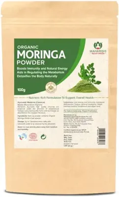 5. Maharishi Ayurveda Organic Moringa Powder