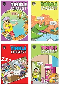7. Tinkle Digest Comics: Set of 7 Single Digest Books (Includes Tales of Tantri Mantri, Suppandi & Shambhu) | Assorted Collection