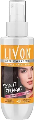 10. Livon Super Styler Serum for Women & Men for Hair Straightening,100 ml