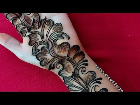 Shaded Mehandi Design