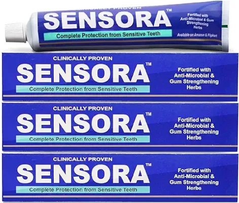 3. SENSORA Herbal Sensitivity Relief Toothpaste