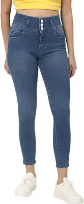 14. Reelize Denim Jeans for Women High Waist