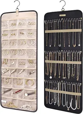 1. BAGSMART Hanging Jewelry Organizer Storage