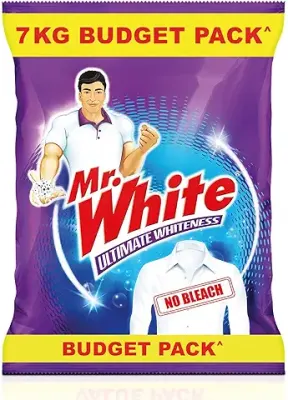 3. Mr. White Detergent Powder 7Kg