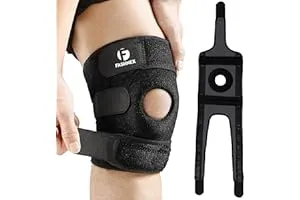 AccuSure Orthopedic Pain Relief Bamboo Yarn Knee Support Cap Brace/Sleeves  Pair For Sports, Pain Relief
