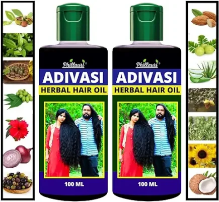 9. Ayurvedic Hair Care Adivasi Herbal Hair Oil