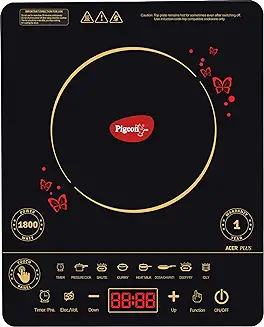 8. Pigeon By Stovekraft 14429 Acer Plus 1800 Watt Induction Cooktop with Feather Touch Control