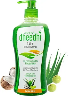 11. Dhathri Dheedhi Daily Herbal Shampoo
