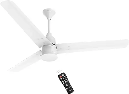 6. Polycab Silencio Mini 1200Mm Advanced Bldc 5 stars Rated Ceiling Fan With Remote|25 Speed Setting| (Matt Satin White)