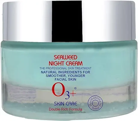 6. O3+ Seaweed Night Cream Deep Face Moisturizer for Pore Minimizing