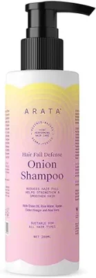 14. Arata Hair Fall Defense Onion Shampoo