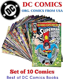 13. Set of 10 Comics Books by DC