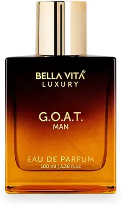 2. Bella Vita Luxury G.O.A.T Eau De Parfum Perfume for Men with Bergamot, Lavender & Patchouli|Woody & Oriental Long Lasting EDP Fragrance Scent, 100 Ml