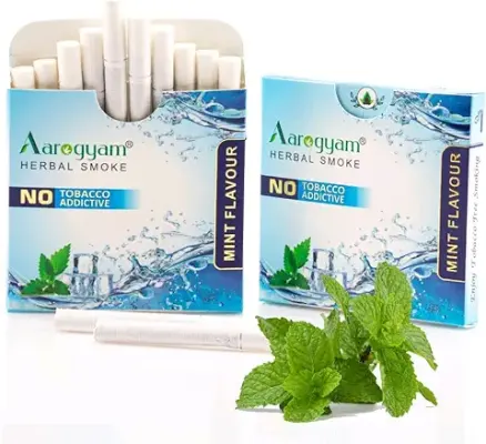1. Aarogyam Herbals Cigarette 100% Tobacco & Nicotine Free Smoke