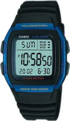 13. Casio Youth-Digital Grey Dial Men's Watch-W-96H-2AVDF (D055)
