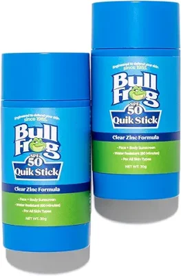 11. Bullfrog Quik Stick Sunscreen SPF 50