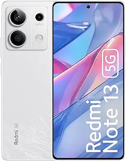 8. Redmi Note 13 5G (Arctic White, 12GB RAM, 256GB Storage) | 5G Ready | 120Hz Bezel-Less AMOLED | 7.mm Slimmest Note Ever | 108MP Pro-Grade Camera
