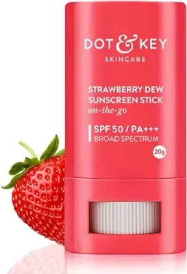 13. DOT & KEY Strawberry Dew Spf 50 Sunscreen Stick On-The-Go