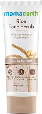 5. Mamaearth Rice Face Scrub for Glowing Skin