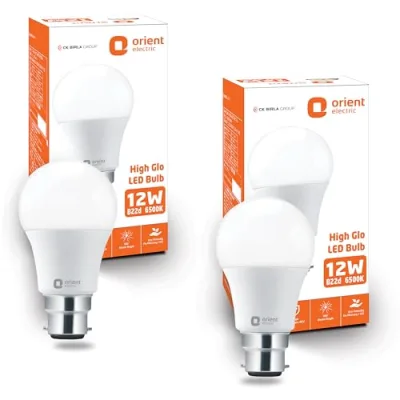 5. Orient Electric 12W High Glow LED bulb