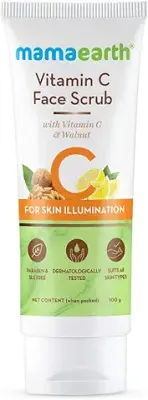 8. Mamaearth Vitamin C Face Scrub for Glowing Skin