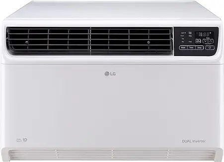 3. LG 1.5 Ton 5 Star DUAL Inverter Window AC (Copper, Convertible 4-in-1 cooling, RW-Q18WUZA, 2023 Model, HD Filter with Anti-Virus Protection, White)