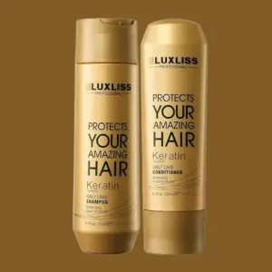 Luxliss Protects Your Amazing Hair Keratin System Daily Care Shampoo