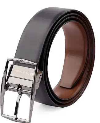 12. Bacca Bucci Men's Genuine Leather Reversible Belt