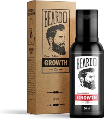 2. Beardo Beard & Hair Growth Oil, 50ml | Natural Hair Oil for Thicker & Longer Beard | Beard Oil for Uneven, Patchy & Fast Beard Growth | Growth Oil for Stronger & Fuller Beard Hair