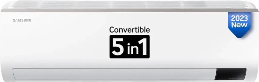 12. Samsung 1.5 Ton 3 Star Inverter Split AC (Copper, Convertible 5-in-1 Cooling Mode, Easy Filter Plus (Anti Bacteria), 2023 Model AR18CYLZABE White)