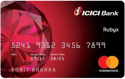 6. ICICI Bank Rubyx Credit Card