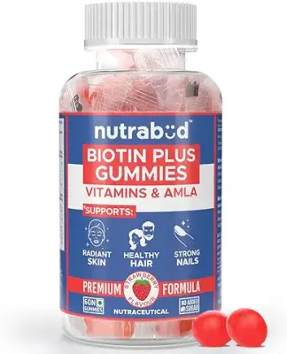 2. Nutrabud Biotin Hair Gummies For Women