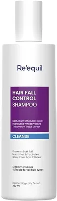 12. RE' EQUIL Hair Fall Control Shampoo | Reduces Hairfall | Promotes Hair Thickness | All Hair Types | 250ml